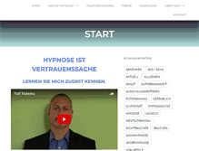 Tablet Screenshot of maleska-hypnose.de